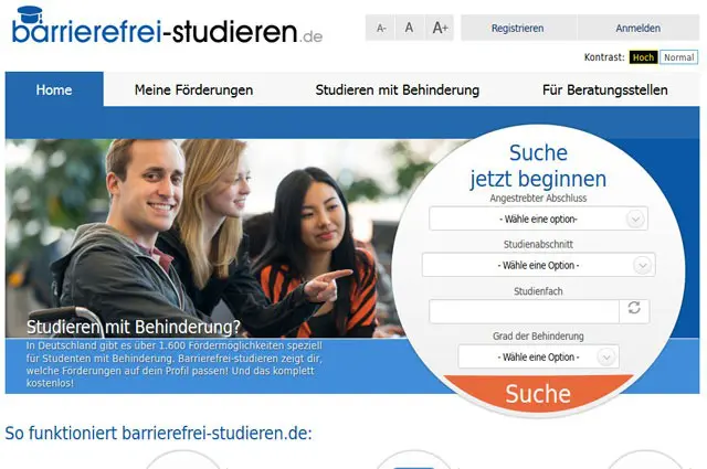 Barrierefrei studieren