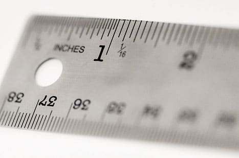 Inch in Zentimeter
