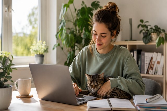weniger-stress-im-studium_mit_katze Mit Katze weniger Stress im Studium