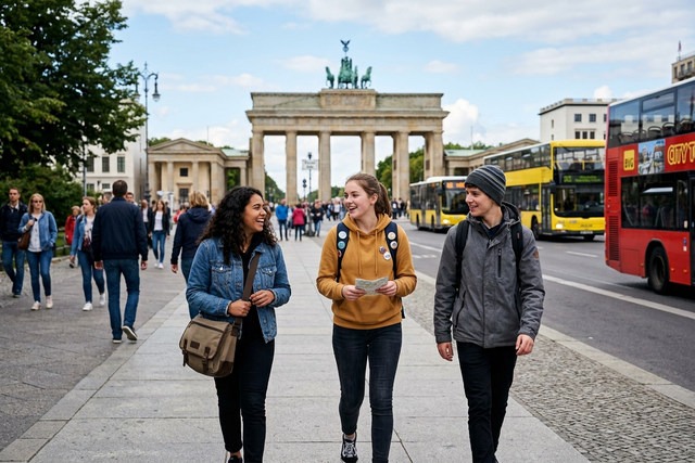 berlin-junge-leute Berlin für junge Leute: Günstig und zentral unterwegs - Tipps für Bildungsreisen und Sprachaufenthalte