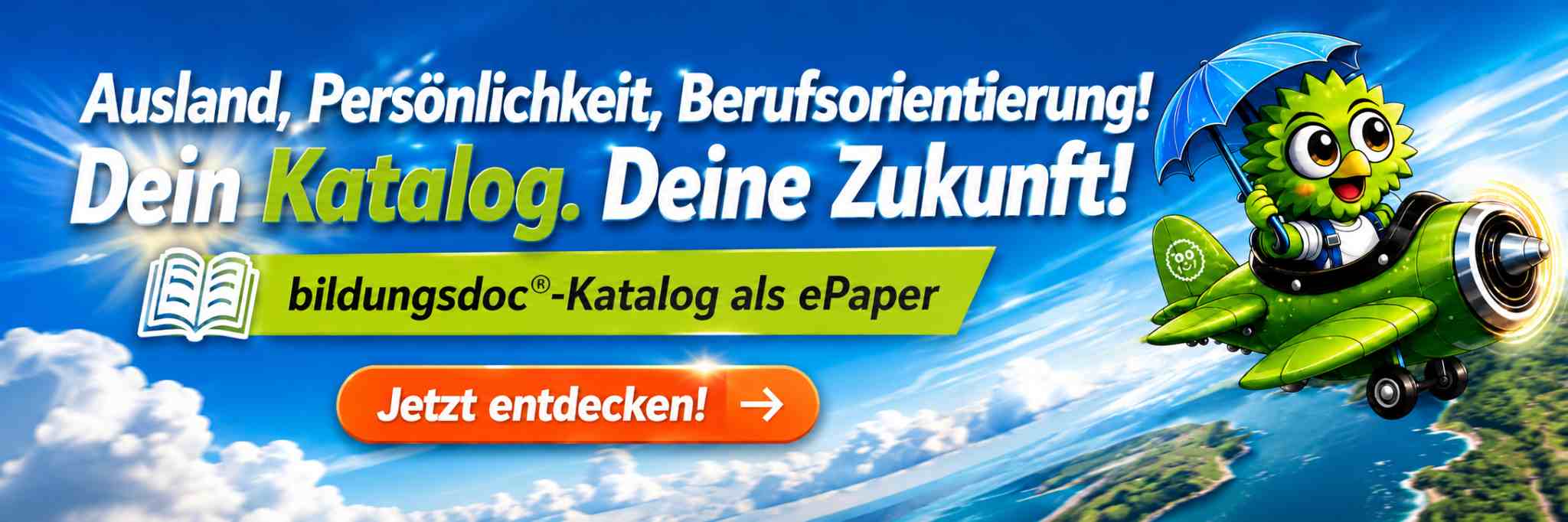 bildungsdoc®-Katalog – Ausland, Persönlichkeit und Berufsorientierung