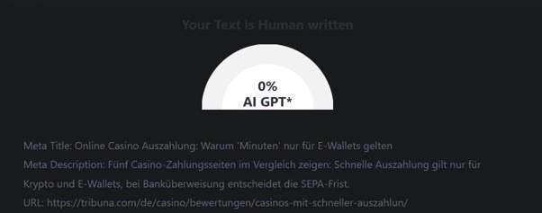e-wallet Auszahlung in Minuten - Das gilt meist nur für E-Wallets