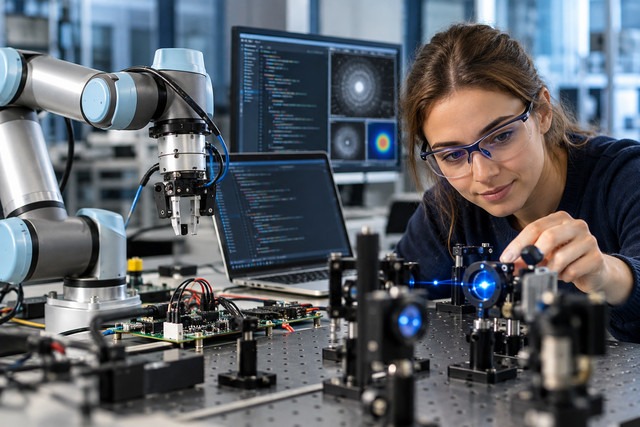 Mechatronik, Informatik oder Optik? Studien- und Ausbildungswege in die Welt der sehenden Maschinen
